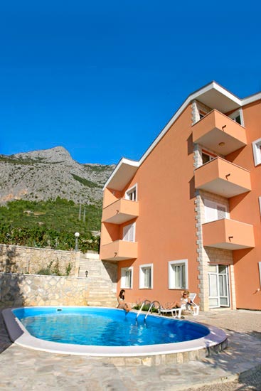 Luxus Ferienwohnung mit Pool in Kroatien-Makarska-Villa ART