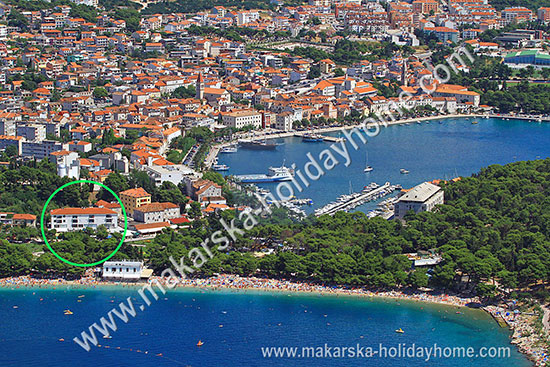 Zakwaterowanie w Chorwacji -Apartament przy plaży Makarska  - Apartament Zlata