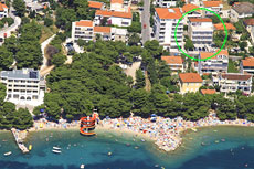 Пляжный отдых в Хорватии - Макарска апартаменты Барба