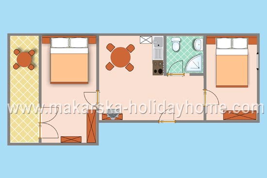 Croatia apartments for rent Makarska