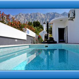 Feriehus med svømmebasseng i Kroatia-Villa Miranda Makarska