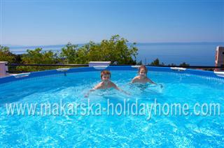 Makarska apartman s bazenom - Turina