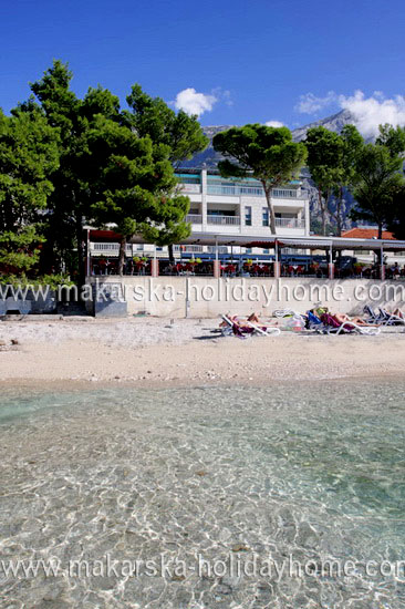 Unterkunft in der Nähe des Strandes in Makarska, Appartements Plaža