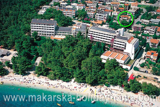 Private Ferienwohnungen in Makarska in der Nähe des Strandes