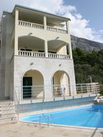 luxury villa with pool makarska